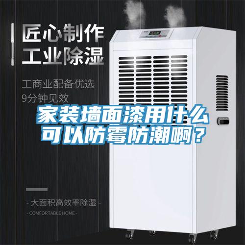 家裝墻面漆用什么可以防霉防潮??？