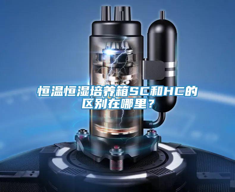 恒溫恒濕培養(yǎng)箱SC和HC的區(qū)別在哪里？