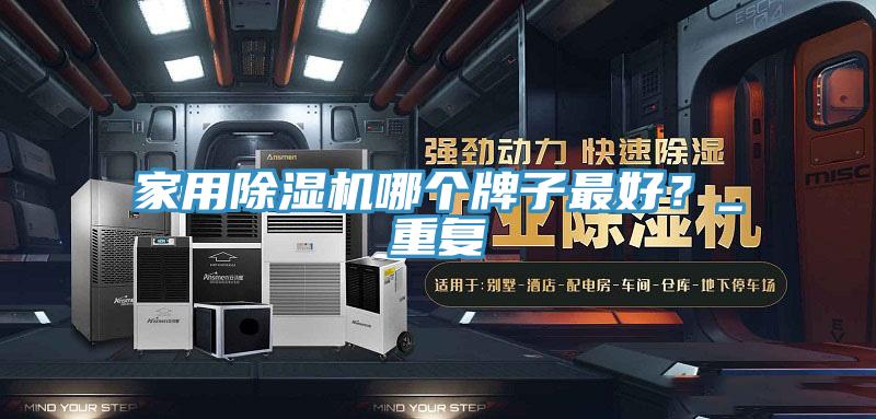 家用除濕機哪個牌子最好？_重復