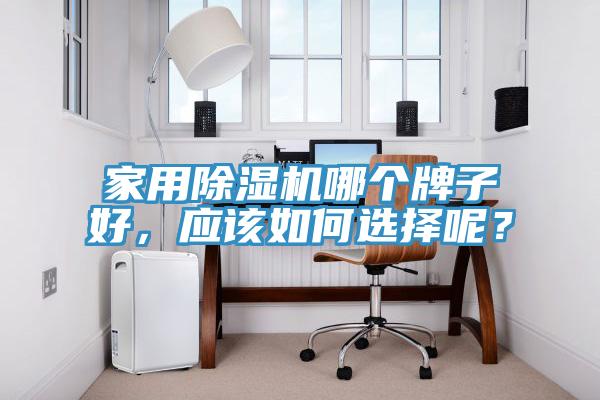 家用除濕機哪個牌子好，應該如何選擇呢？