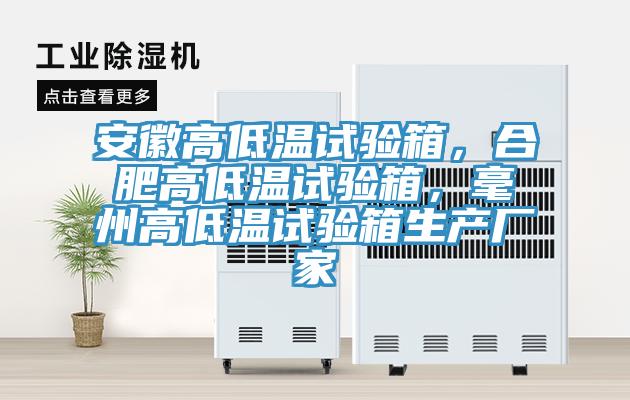 安徽高低溫試驗(yàn)箱，合肥高低溫試驗(yàn)箱，毫州高低溫試驗(yàn)箱生產(chǎn)廠家