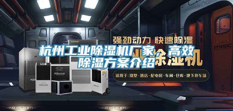 杭州工業(yè)除濕機(jī)廠家，高效除濕方案介紹