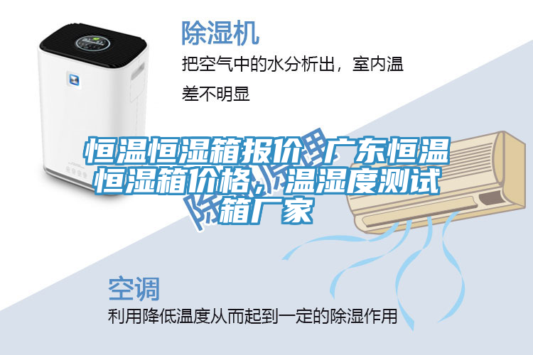 恒溫恒濕箱報(bào)價(jià) 廣東恒溫恒濕箱價(jià)格，溫濕度測(cè)試箱廠家