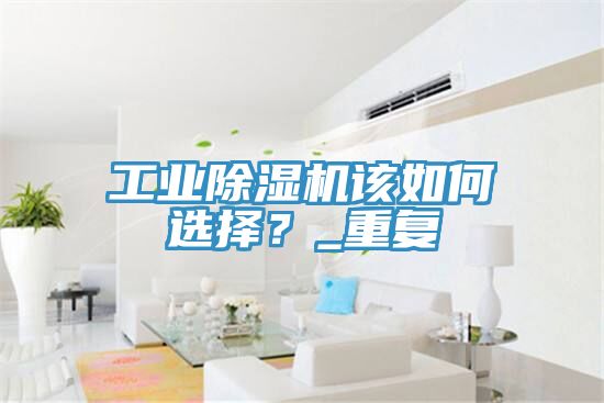 工業(yè)除濕機(jī)該如何選擇？_重復(fù)