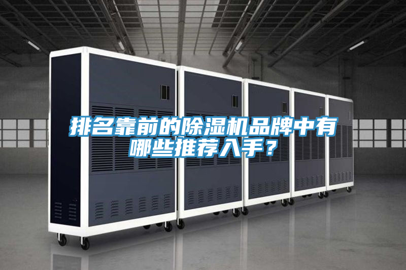 排名靠前的除濕機品牌中有哪些推薦入手？