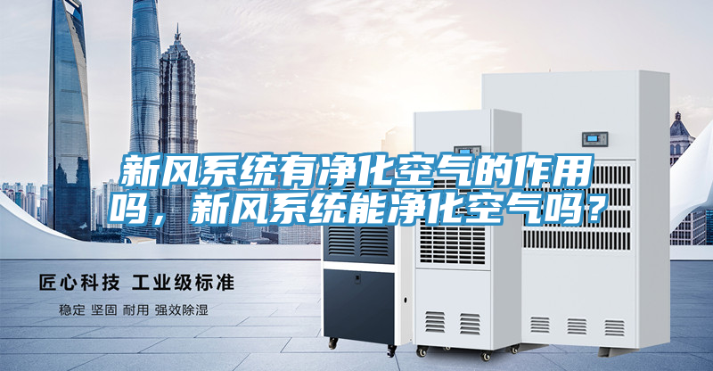 新風(fēng)系統(tǒng)有凈化空氣的作用嗎，新風(fēng)系統(tǒng)能凈化空氣嗎？