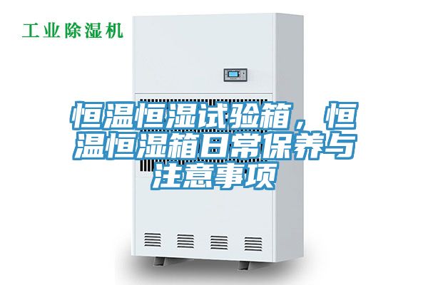 恒溫恒濕試驗(yàn)箱，恒溫恒濕箱日常保養(yǎng)與注意事項(xiàng)