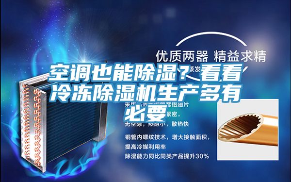 空調(diào)也能除濕？看看冷凍除濕機生產(chǎn)多有必要