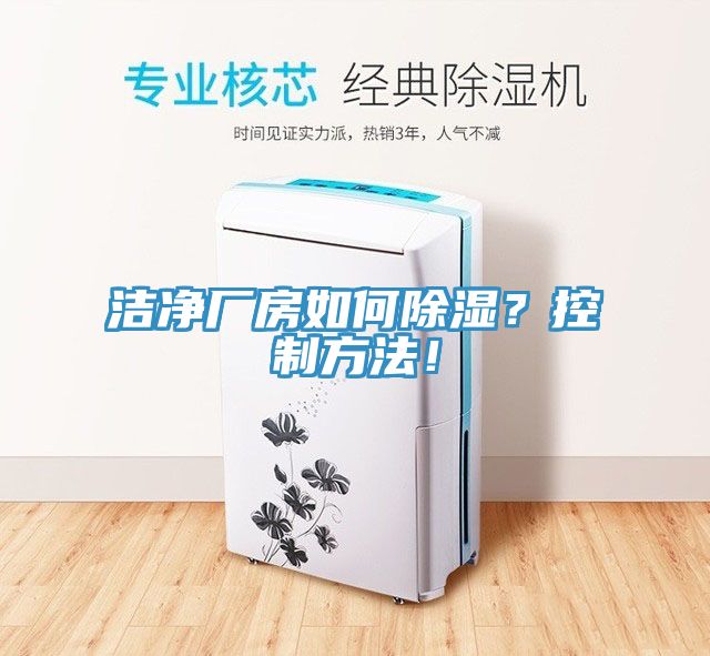 潔凈廠房如何除濕？控制方法！