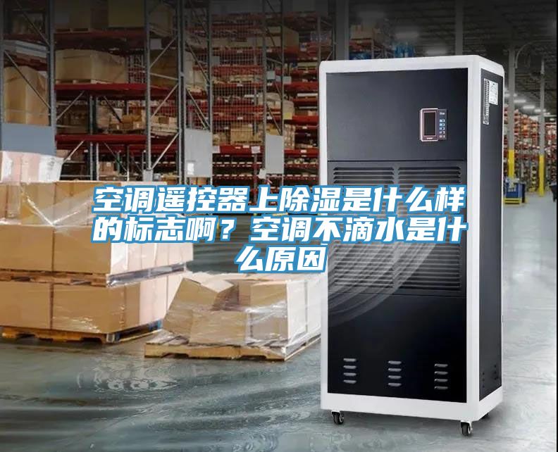空調(diào)遙控器上除濕是什么樣的標志啊？空調(diào)不滴水是什么原因