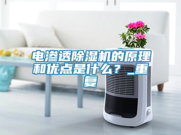 電滲透除濕機的原理和優(yōu)點是什么？_重復(fù)