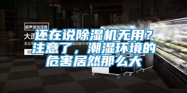 還在說除濕機(jī)無用？注意了，潮濕環(huán)境的危害居然那么大