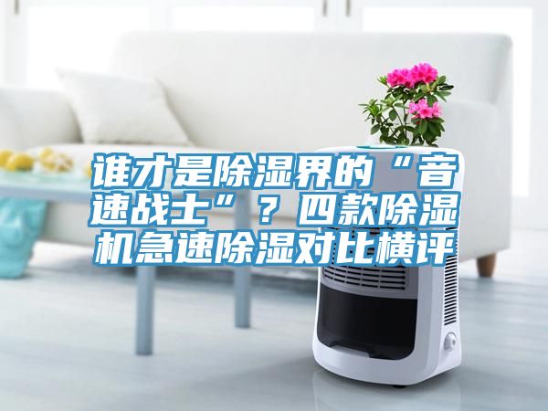 誰才是除濕界的“音速戰(zhàn)士”？四款除濕機急速除濕對比橫評