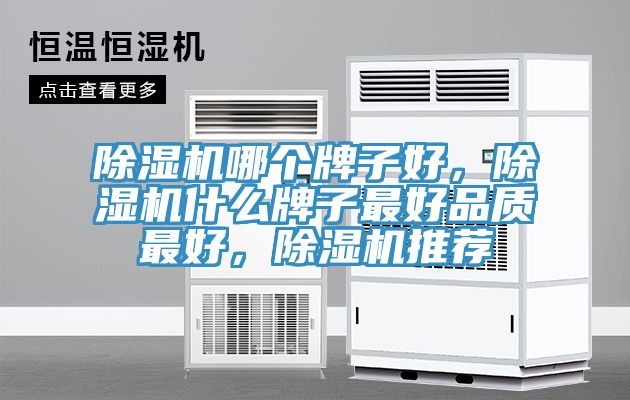 除濕機哪個牌子好，除濕機什么牌子最好品質(zhì)最好，除濕機推薦
