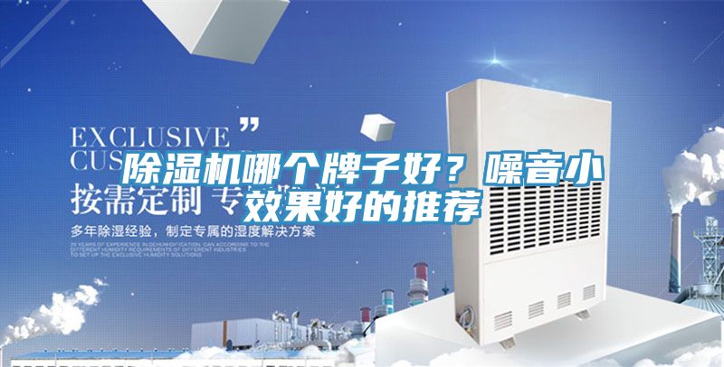 除濕機哪個牌子好？噪音小效果好的推薦