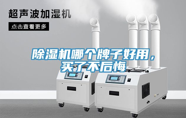 除濕機哪個牌子好用，買了不后悔