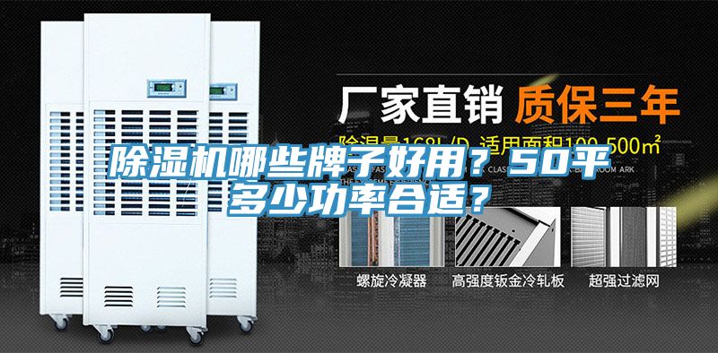 除濕機哪些牌子好用？50平多少功率合適？