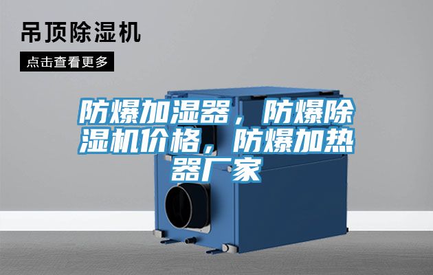 防爆加濕器，防爆除濕機(jī)價(jià)格，防爆加熱器廠家