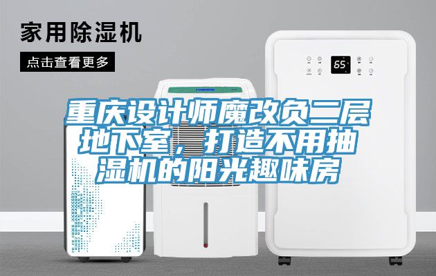 重慶設(shè)計(jì)師魔改負(fù)二層地下室，打造不用抽濕機(jī)的陽光趣味房