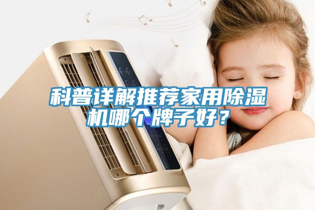 科普詳解推薦家用除濕機哪個牌子好？