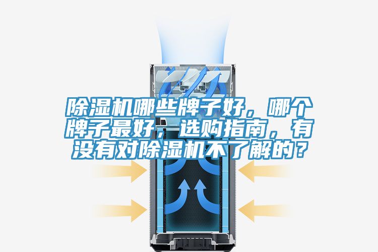 除濕機哪些牌子好，哪個牌子最好，選購指南，有沒有對除濕機不了解的？