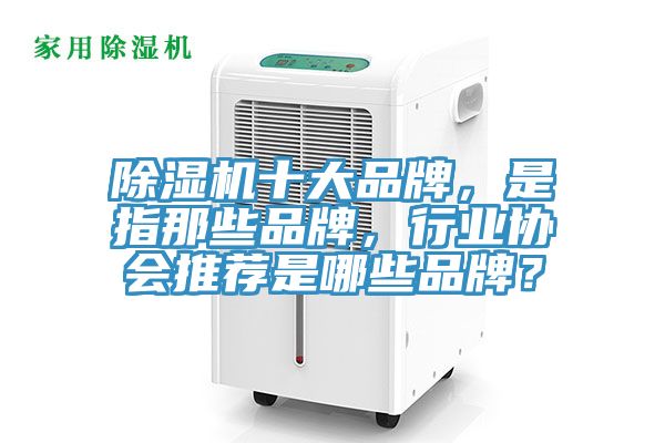 除濕機(jī)十大品牌，是指那些品牌，行業(yè)協(xié)會推薦是哪些品牌？