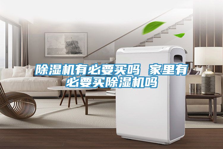 除濕機(jī)有必要買(mǎi)嗎 家里有必要買(mǎi)除濕機(jī)嗎