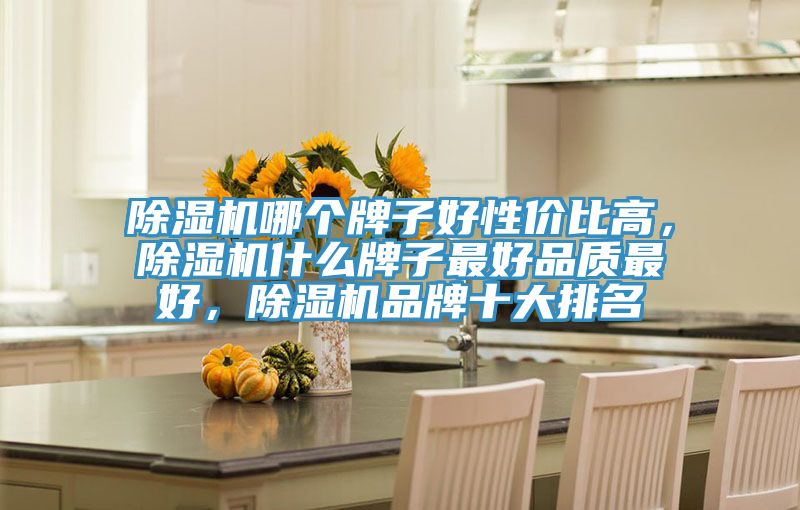 除濕機哪個牌子好性價比高，除濕機什么牌子最好品質(zhì)最好，除濕機品牌十大排名