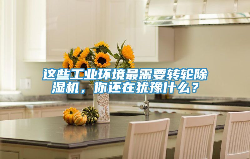 這些工業(yè)環(huán)境最需要轉(zhuǎn)輪除濕機(jī)，你還在猶豫什么？