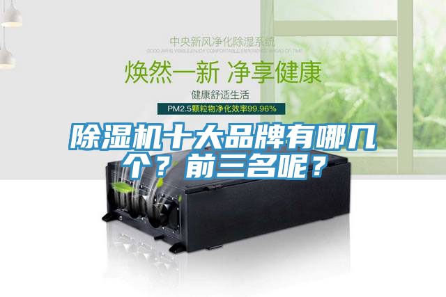 除濕機(jī)十大品牌有哪幾個？前三名呢？