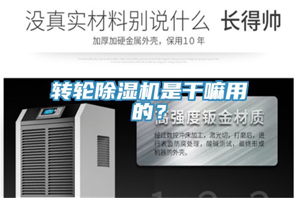 轉(zhuǎn)輪除濕機(jī)是干嘛用的？
