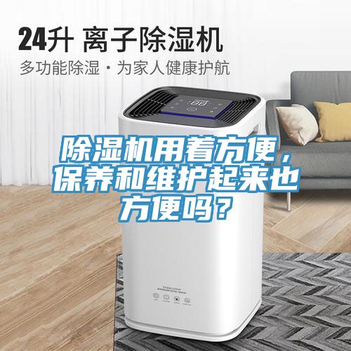 除濕機用著方便，保養(yǎng)和維護起來也方便嗎？
