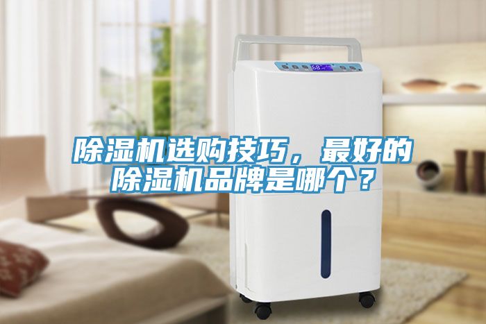 除濕機選購技巧，最好的除濕機品牌是哪個？