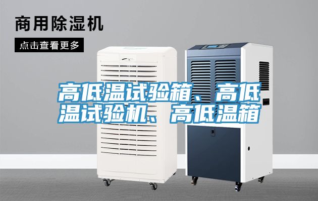 高低溫試驗(yàn)箱、高低溫試驗(yàn)機(jī)、高低溫箱