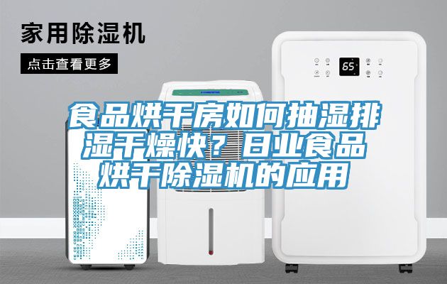 食品烘干房如何抽濕排濕干燥快？日業(yè)食品烘干除濕機(jī)的應(yīng)用