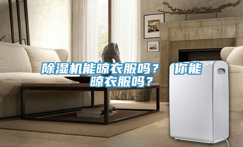除濕機(jī)能晾衣服嗎？ 你能晾衣服嗎？