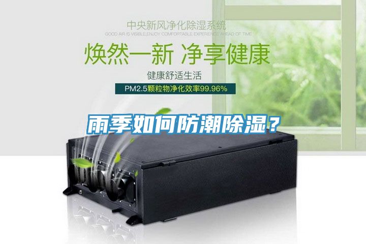 雨季如何防潮除濕？