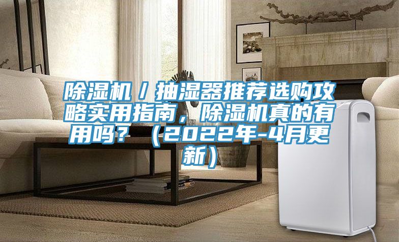 除濕機／抽濕器推薦選購攻略實用指南，除濕機真的有用嗎？（2022年-4月更新）